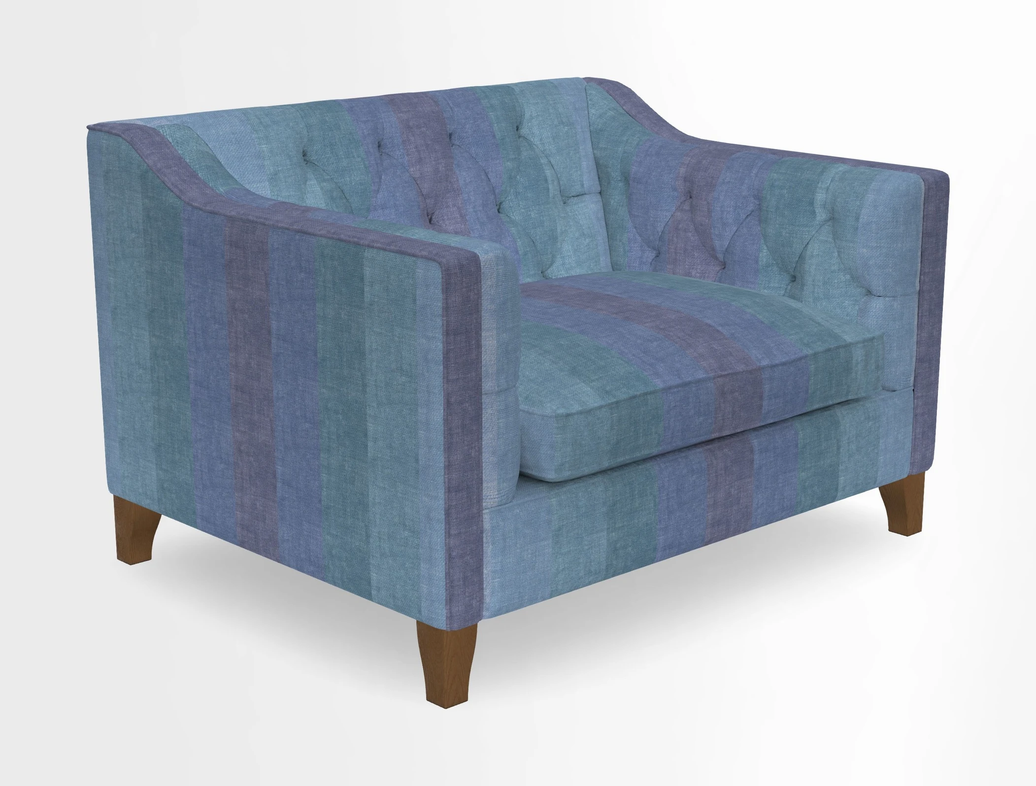 Haresfield Snuggler Dipped Arms in Mohair Lichen Seat Cushion in RHS Gertrude Jekyll Meadow Flower Olive and Scatters in RHS Gertrude Jekyll Folklore Olive