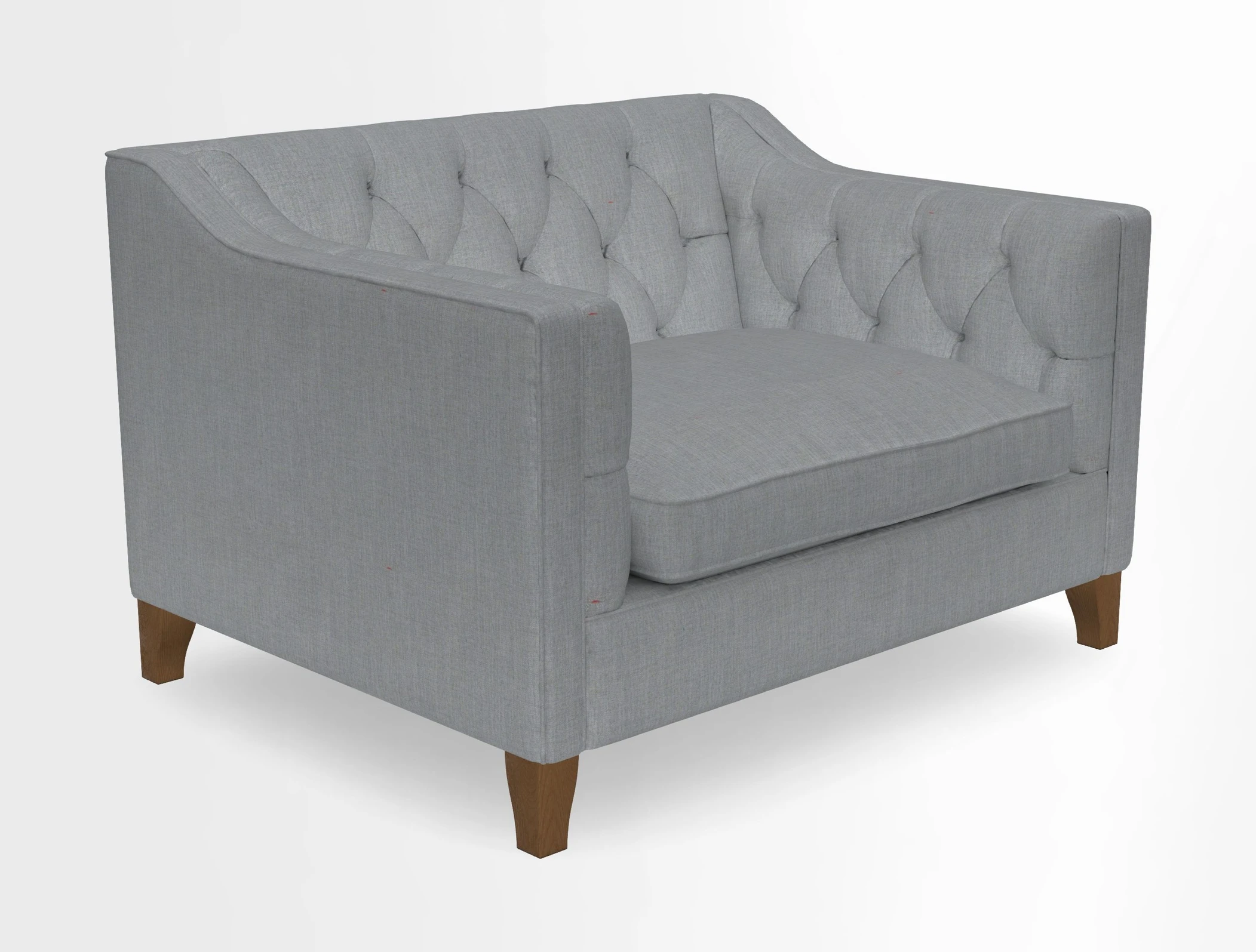 Haresfield Snuggler Dipped Arms in Mohair Lichen Seat Cushion in RHS Gertrude Jekyll Meadow Flower Olive and Scatters in RHS Gertrude Jekyll Folklore Olive