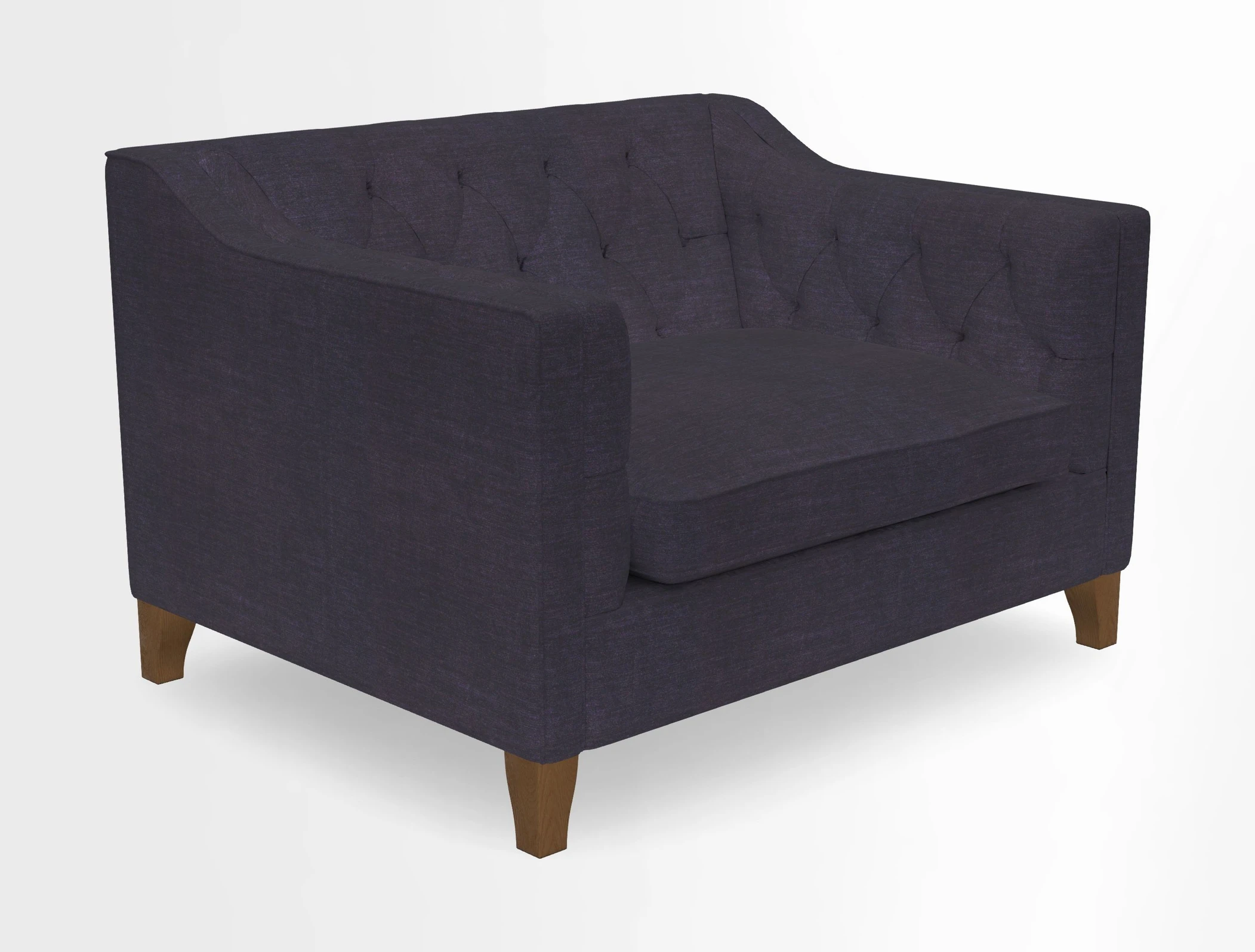 Haresfield Snuggler Dipped Arms in Mohair Lichen Seat Cushion in RHS Gertrude Jekyll Meadow Flower Olive and Scatters in RHS Gertrude Jekyll Folklore Olive