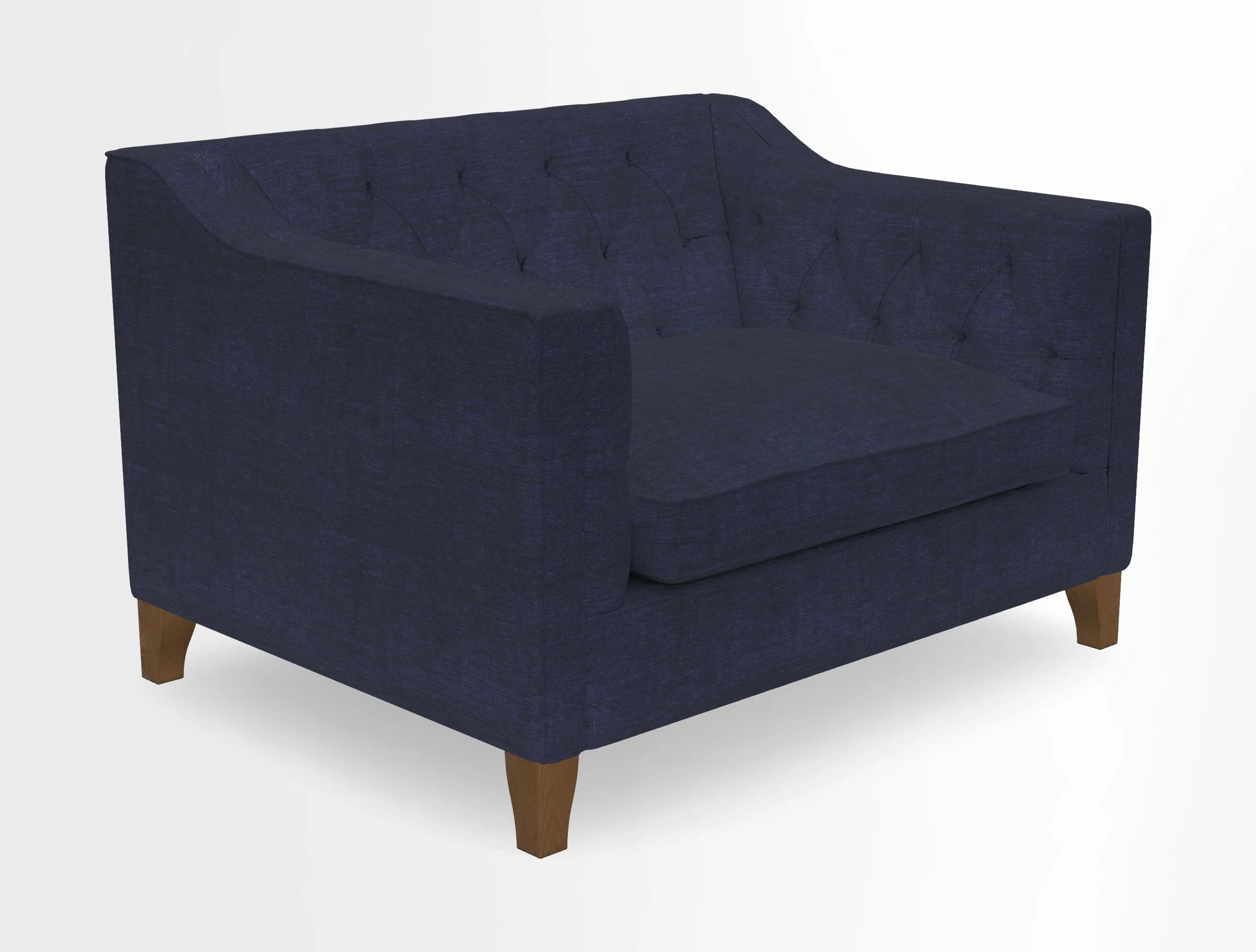 Haresfield Snuggler Dipped Arms in Mohair Lichen Seat Cushion in RHS Gertrude Jekyll Meadow Flower Olive and Scatters in RHS Gertrude Jekyll Folklore Olive