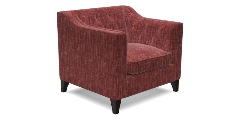 Haresfield Dipped Arm Chair in Two Tone Plain Biscuit