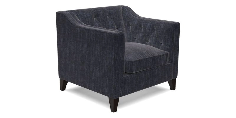 Haresfield Dipped Arm Chair in Two Tone Plain Biscuit