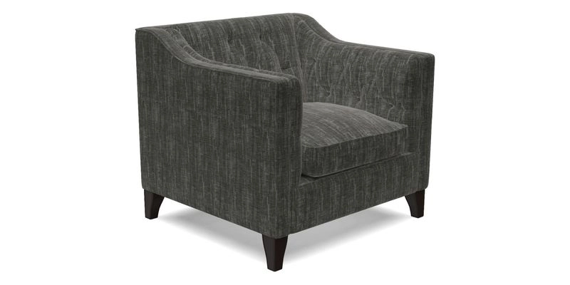 Haresfield Dipped Arm Chair in Two Tone Plain Biscuit