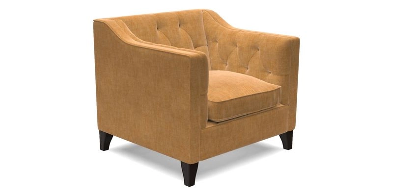 Haresfield Dipped Arm Chair in Two Tone Plain Biscuit