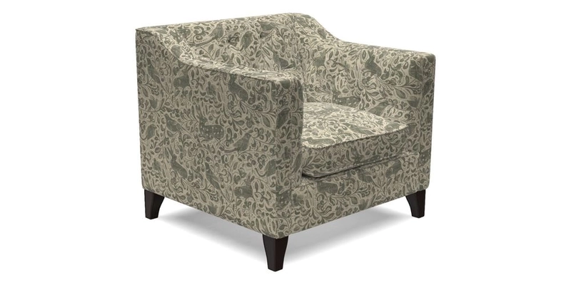 Haresfield Dipped Arm Chair in Two Tone Plain Biscuit