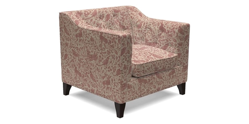 Haresfield Dipped Arm Chair in Two Tone Plain Biscuit