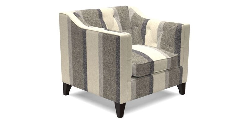 Haresfield Dipped Arm Chair in Two Tone Plain Biscuit