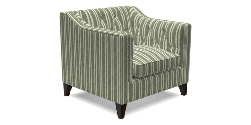 Haresfield Dipped Arm Chair in Two Tone Plain Biscuit