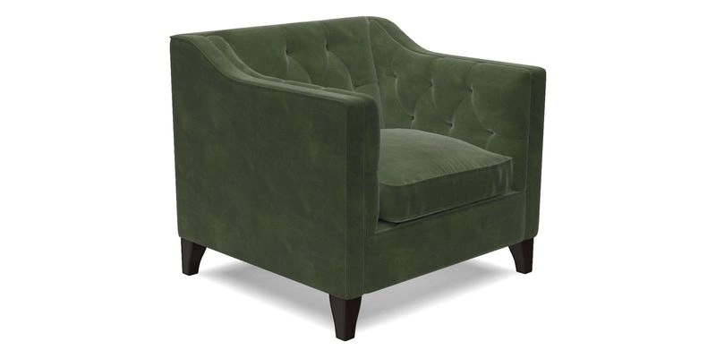 Haresfield Dipped Arm Chair in Two Tone Plain Biscuit