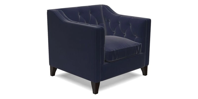 Haresfield Dipped Arm Chair in Two Tone Plain Biscuit