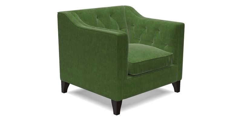 Haresfield Dipped Arm Chair in Two Tone Plain Biscuit