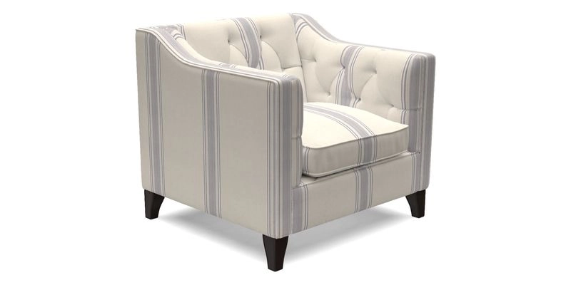 Haresfield Dipped Arm Chair in Two Tone Plain Biscuit