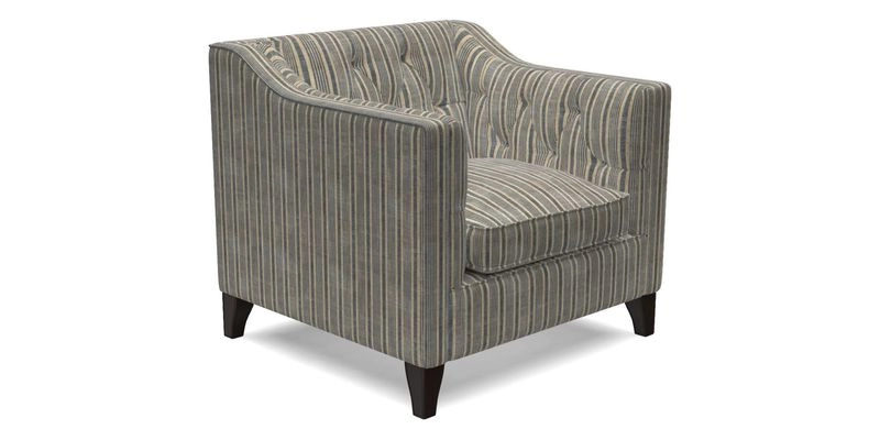 Haresfield Dipped Arm Chair in Two Tone Plain Biscuit
