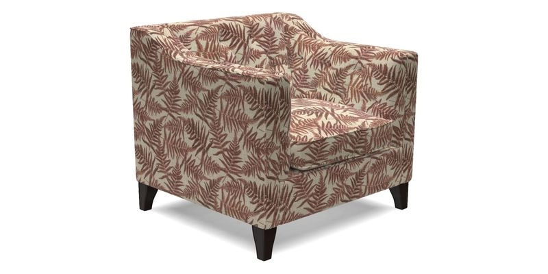 Haresfield Dipped Arm Chair in Two Tone Plain Biscuit