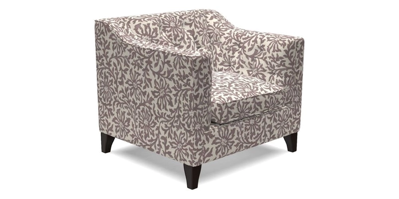 Haresfield Dipped Arm Chair in Two Tone Plain Biscuit