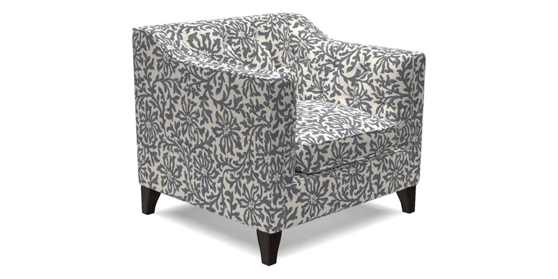 Haresfield Dipped Arm Chair in Two Tone Plain Biscuit