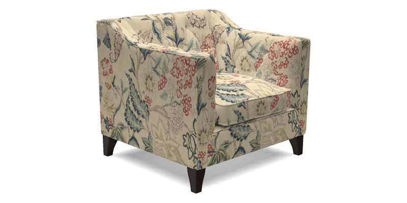 Haresfield Dipped Arm Chair in Two Tone Plain Biscuit