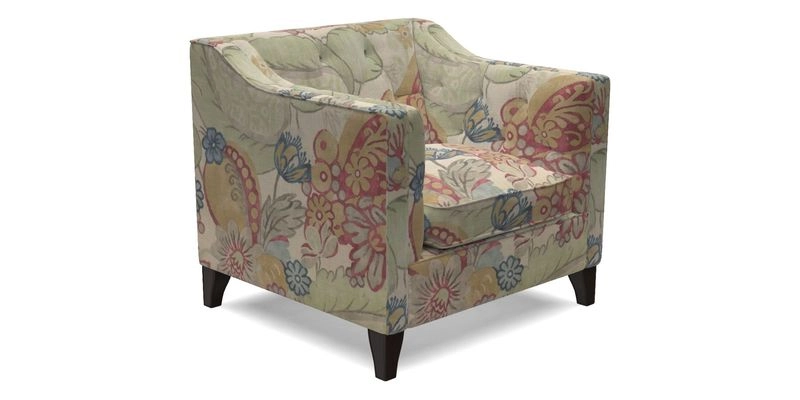 Haresfield Dipped Arm Chair in Two Tone Plain Biscuit