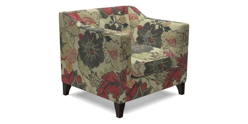 Haresfield Dipped Arm Chair in Two Tone Plain Biscuit