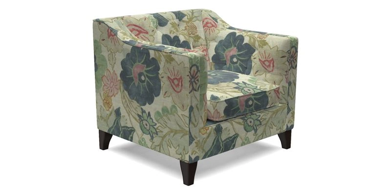 Haresfield Dipped Arm Chair in Two Tone Plain Biscuit