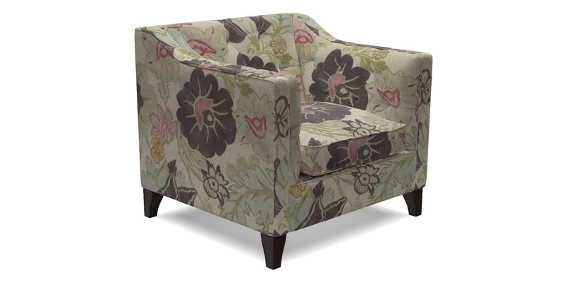 Haresfield Dipped Arm Chair in Two Tone Plain Biscuit