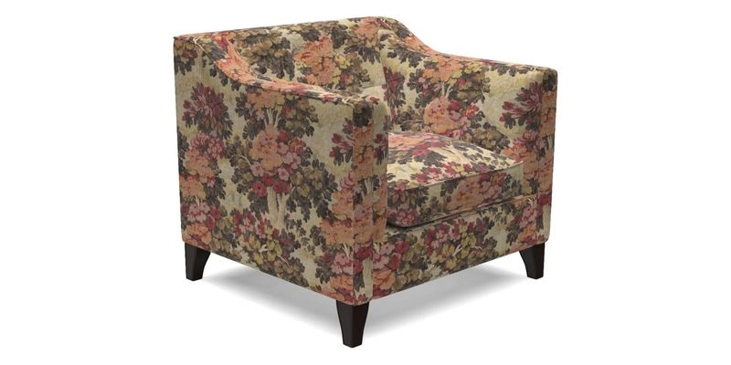 Haresfield Dipped Arm Chair in Two Tone Plain Biscuit