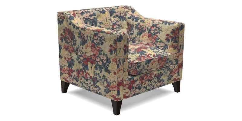 Haresfield Dipped Arm Chair in Two Tone Plain Biscuit