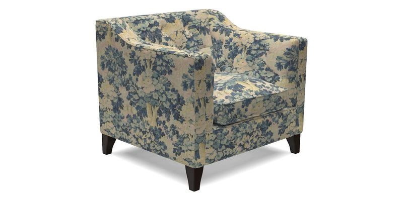 Haresfield Dipped Arm Chair in Two Tone Plain Biscuit