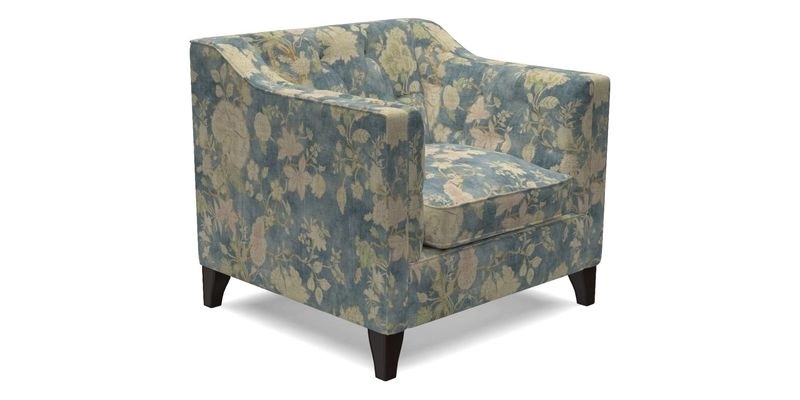 Haresfield Dipped Arm Chair in Two Tone Plain Biscuit