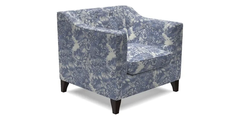 Haresfield Dipped Arm Chair in Two Tone Plain Biscuit