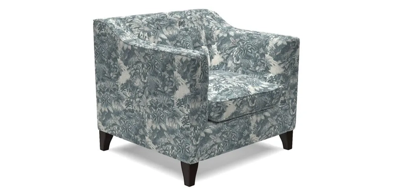 Haresfield Dipped Arm Chair in Two Tone Plain Biscuit