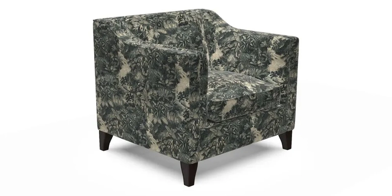 Haresfield Dipped Arm Chair in Two Tone Plain Biscuit