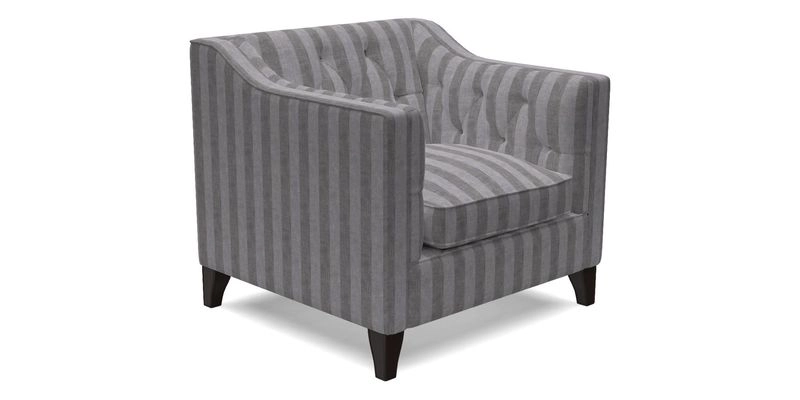 Haresfield Dipped Arm Chair in Two Tone Plain Biscuit
