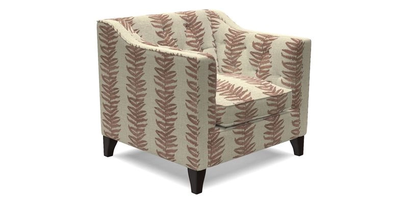 Haresfield Dipped Arm Chair in Two Tone Plain Biscuit