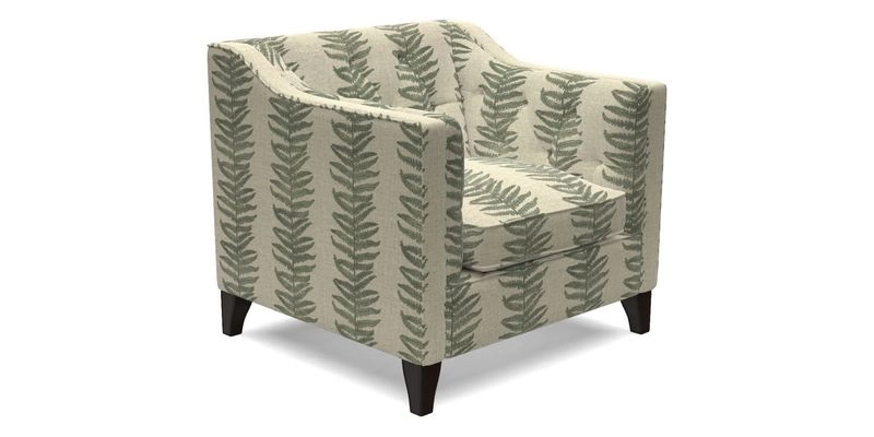 Haresfield Dipped Arm Chair in Two Tone Plain Biscuit
