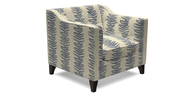 Haresfield Dipped Arm Chair in Two Tone Plain Biscuit