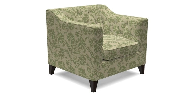 Haresfield Dipped Arm Chair in Two Tone Plain Biscuit