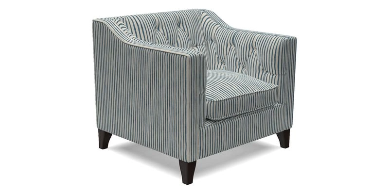 Haresfield Dipped Arm Chair in Two Tone Plain Biscuit