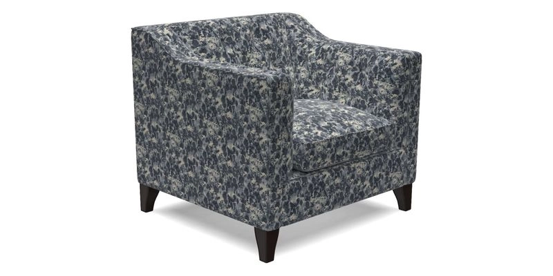 Haresfield Dipped Arm Chair in Two Tone Plain Biscuit