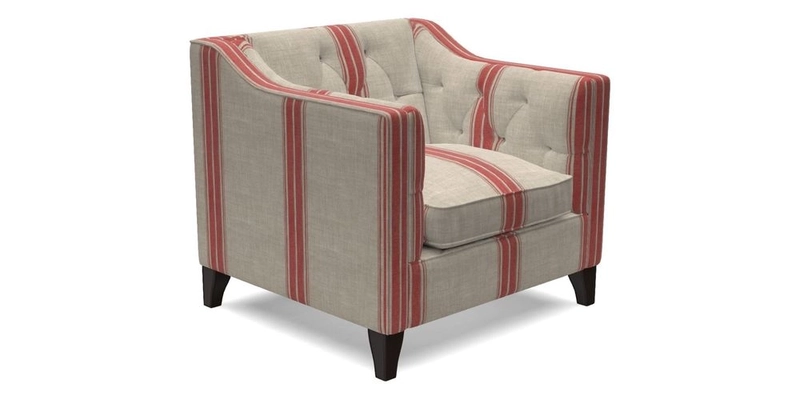 Haresfield Dipped Arm Chair in Two Tone Plain Biscuit