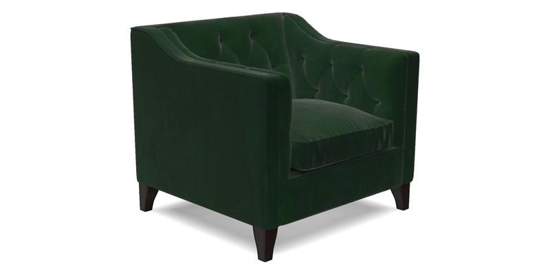 Haresfield Dipped Arm Chair in Two Tone Plain Biscuit