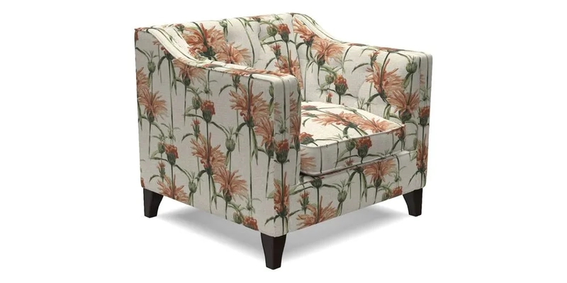 Haresfield Dipped Arm Chair in Two Tone Plain Biscuit