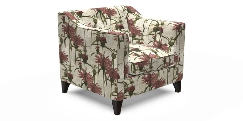 Haresfield Dipped Arm Chair in Two Tone Plain Biscuit