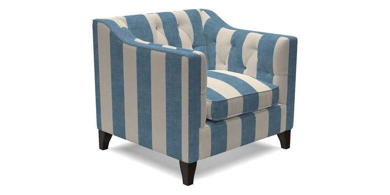 Haresfield Dipped Arm Chair in Two Tone Plain Biscuit