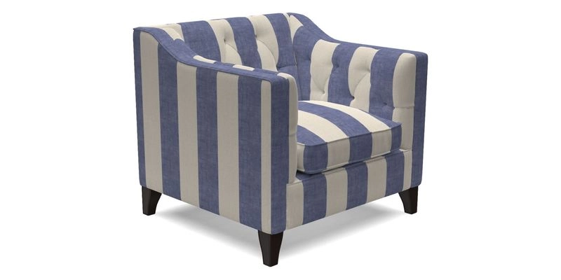 Haresfield Dipped Arm Chair in Two Tone Plain Biscuit