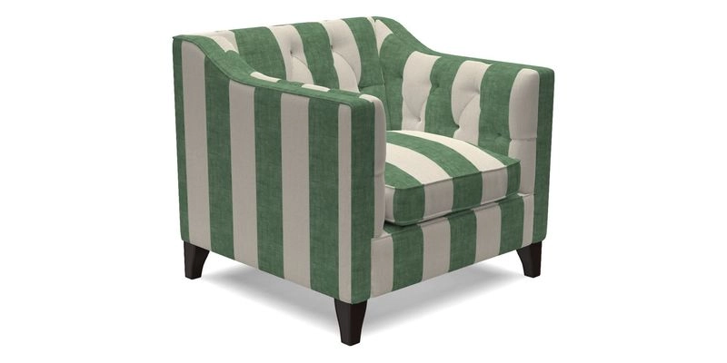 Haresfield Dipped Arm Chair in Two Tone Plain Biscuit