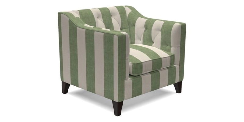 Haresfield Dipped Arm Chair in Two Tone Plain Biscuit