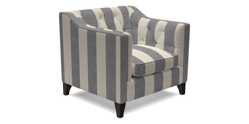 Haresfield Dipped Arm Chair in Two Tone Plain Biscuit