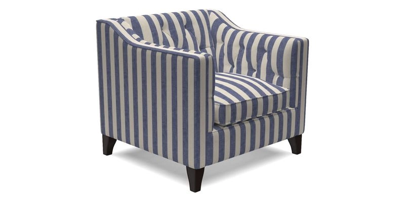 Haresfield Dipped Arm Chair in Two Tone Plain Biscuit