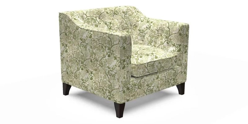 Haresfield Dipped Arm Chair in Two Tone Plain Biscuit